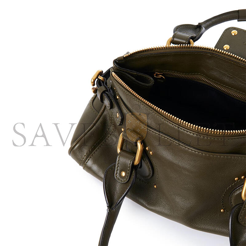 Ch10É paddington bag in grained leather ch25ws802p753e5 (36*18*18cm)